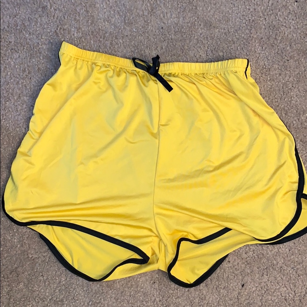 SOLD Yellow gym shorts